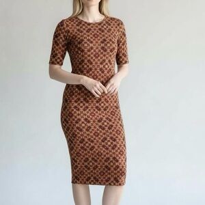 LULAROE julia bodycon Dress NWT abstract size XXS